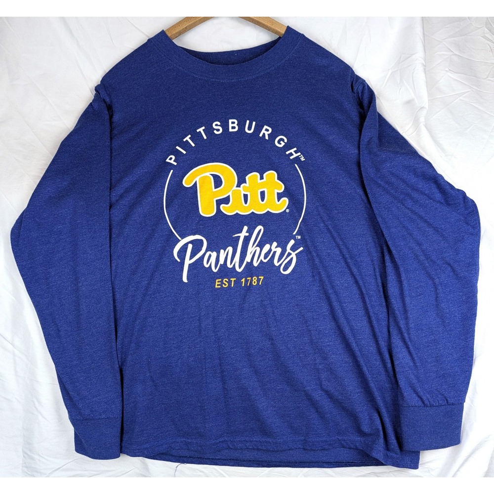 Gameday Couture Pitt Panthers Long Sleeve T-Shirt Blue XL Pittsburgh NCAA